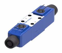 DG4V-3(S) Series Subplate/Manifold Mount NFPA Size D03 Solenoid Valve, 4-Way, 2-Position, Spring Offset End-to-End, Spool / Spring Code 2A, 12VDC Lead wires Coil. Packard Weatherpak Connectors