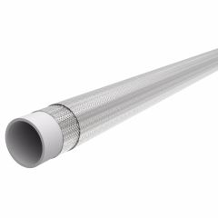 Teflon Tube, Stainless Steel Braid Hose, 0.19 Inch ID, Up to 3000.00 PSI