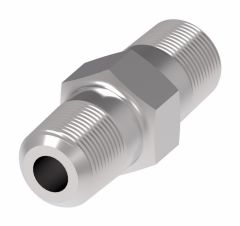 Steel Adapter, 1-1/4-11-1/2 Male NPT To 1-1/4-11-1/2 Male NPT, Straight