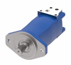 4000 Series Geroler Motor, 29.80 cu in/rev, 2 Bolt SAE A Mounting Flange, 14T 12/24 DP Spline Shaft, 7/8-14 St. Thd. O-Ring Ports, Compact Series