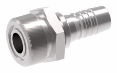 Everswage Stainless Steel Crimp Fitting, 1/8-27 Male NPT, -4 Hose, Straight