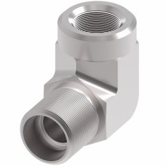7000 Series Ermeto Steel Flareless Fitting, 0.25 Inch Tube OD To 1/8-27 Male NPT, 90 deg Elbow