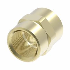 Brass Adapter, 1/4-18 Female NPT To 1/8-27 Female NPT, Straight