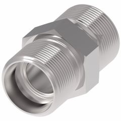 Steel Adapter, 1/2-20 Male JIC 37 deg Flare To 1/2-20 Male JIC 37 deg Flare, Straight