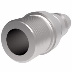 1000/400/500 Series MIL-C-4109 Industrial Interchange Air Quick Disconnect, Male Half, -06 Coupling, 3/8-18 Male NPT
