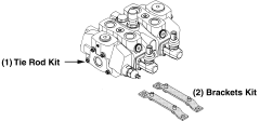 SD25 Series Sectional Valve Tie Rod & Mounting Bracket Kits