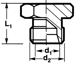 Steel Metric Flareless Tube Plugs