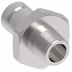 FD90 Series SAE J1502 Interchange Diagnostic Quick Disconnect, Male Half, -04 Coupling, 1/8-27 Male NPT