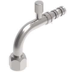 Aeroquip 90Deg Elbow FEM O-Ring (Short PILOT) W/R134A LS CHG PRT