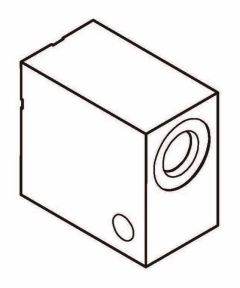 Vickers Body ALUM 3/8 SAE1AR65/1GR65/2CR