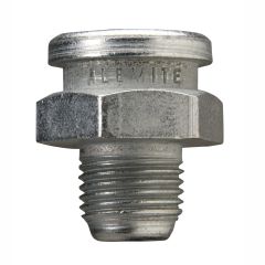 Standard Button Head Grease Fitting, 1/8 in PTF, 11/32 in Shank, Straight