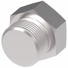 Steel Adapter, 2-1/2-12 Male JIC 37 deg Flare Hex Plug