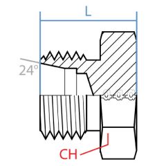 Din Metric Tube Plug Heavy