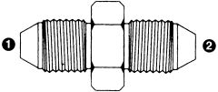 Steel Adapter, M14 x 1.5 Male Komatsu To M14 x 1.5 Male Komatsu, Straight