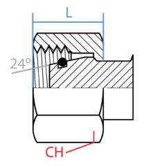 Metric Tube Cap