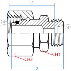 F Din X M Din Reducer Complete