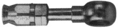 Steel Reusable 1 Wire Braid Teflon Fitting, 10 MM Metric Banjo, -03 Hose, Straight
