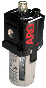 Aro-Flo Series Air Line Lubricator, 1/4 NPT Ports, 57 SCFM Flow Rating
