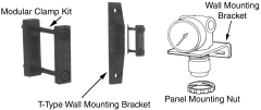 ARO MINI REG MTG BRKT For Module/Air 1000 Series FRL
