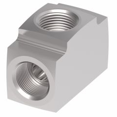 Brass Push>Connect Tube Fitting, 0.16 Inch Tube OD Union Tee