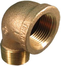 Brass Pipe Fitting, 3/4 Inch 90 deg Street Elbow