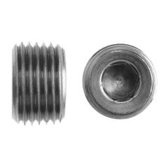 16 NPTF HOLLOW HEX PIPE PLUG STNLS