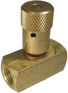 Steel Inline Easy Read Needle Valve, Female 3/4-14 NPT Ports, Up to 40.00 GPM & 5000.00 PSI