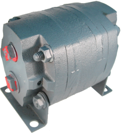 2-Section Geared Flow Divider, 1.46 cu in/rev, 3/4 NPTF Inlet, 3/4 NPTF Outlet, 6.40 To 44.00 Inlet Flow Range