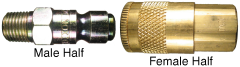 Air Chief Series Automotive Quick-Connect Fitting, Female Half, 3/8 Inch Coupling, 3/8 Female NPT