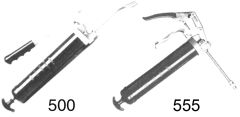 Heavy Duty Grease Gun, 7500.00 PSI Rating, 30.0 Strokes Per oz