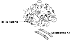 Sectional/Monoblock Directional Valve WALVOIL SD8/1 TIE ROD KIT