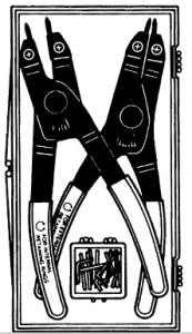 Retaining Ring Pliers, SPX PLIER  KIT  REPLACEABLE TIP