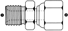 Steel Adapter, 1/4-19 Male BSPP (British Parallel) To 3/8-19 Female BSPP (British Parallel) Swivel, Straight