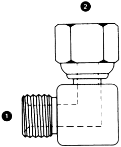 Steel Adapter, 3/8-19 Male BSPP (British Parallel) To 3/8-19 Female BSPP (British Parallel) Swivel, 90 deg Elbow