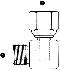 Steel Adapter, 1/2-14 Male BSPP (British Parallel) To 3/4-16 Female JIC 37 deg Flare Swivel, 90 deg Elbow