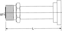 Steel Adapter, 1.00 Inch Code 61 Split Flange To 1-7/16-12 Male O-Ring Face Seal, Straight