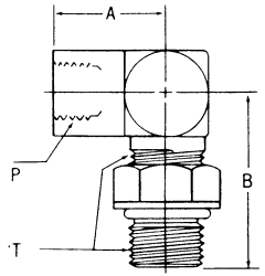 Steel Adapter, 1-1/4-11-1/2 Female NPT To 1-5/8-12 Male SAE O-Ring Boss (Straight Thread O-Ring), 90 deg Elbow