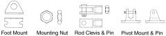 76 Series Pivot Mount & Pin for 1-1/8 Bore Cylinders