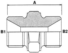 Steel Adapter, Male 1 in BSPP to Male 1 in BSPP, Straight