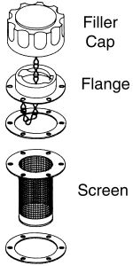 Filler-Breather, 3.94 in. Plastic basket, without pressurisation