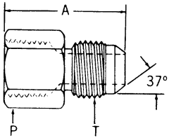 Steel Adapter, 3/8-18 Female NPT To 7/16-20 Male JIC 37 deg Flare, Straight