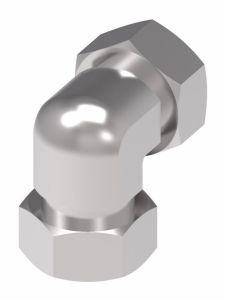 Steel Adapter, 3/4-14 Female NPT Swivel To 3/4-14 Female NPT, 90 deg Elbow