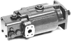 Heavy Duty Hydrostatic Motor, 3.89 cu in/rev, SAE C 4-Bolt Mounting Flange, 14T SAE C Splined Shaft, 1 Inch Code 61 Ports, 5000.00 PSI High Pressure Relief