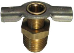 Pneumatic External Seat Drain Cock, 3/8 Inch Male NPT