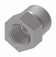 Brass Adapter, 1/4-18 Male NPT To 1/8-27 Female NPT, Bushing