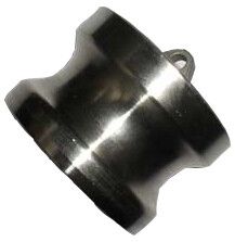 Stainless Steel Cam & Groove Adapter, 3 Inch Dust Plug