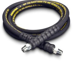 20 ft., Heavy-duty Rubber High Pressure Hydraulic Hose, .38 in. Internal Diameter