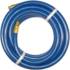 Light Duty Air Tool Hose Assembly, Yellow, 0.25 Inch Hose ID, 50 ft Foot Long