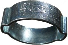 2-Ear Pinch Clamp, Stainless, 0.866 - 0.984 Inch Clamping Range, 0.394 Inch Width
