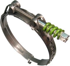 Stepless Spring Clamp For Thermal Cycle Applications, 3.125 - 3.50 Inch Clamping Range, 0.35 Inch Width